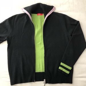 J.Lindeberg zip-up sweater. Incredible color combo